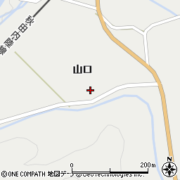 秋田県仙北市西木町桧木内山口102周辺の地図