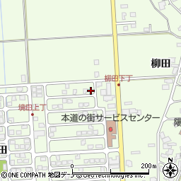 秋田県秋田市柳田川崎160周辺の地図