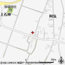 秋田県仙北市田沢湖生保内阿気69周辺の地図