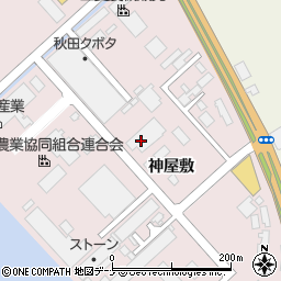 秋田県秋田市寺内神屋敷周辺の地図