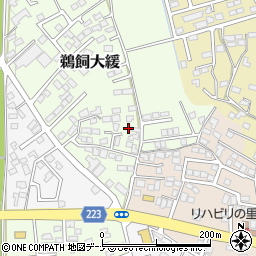 岩手県滝沢市鵜飼大緩61周辺の地図