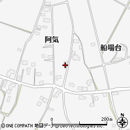 秋田県仙北市田沢湖生保内阿気128周辺の地図