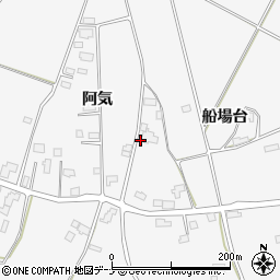 秋田県仙北市田沢湖生保内阿気周辺の地図