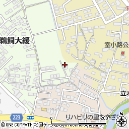 岩手県滝沢市鵜飼大緩84-16周辺の地図