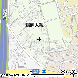 岩手県滝沢市鵜飼大緩59-6周辺の地図