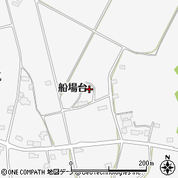 秋田県仙北市田沢湖生保内船場台周辺の地図