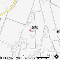 秋田県仙北市田沢湖生保内阿気82周辺の地図