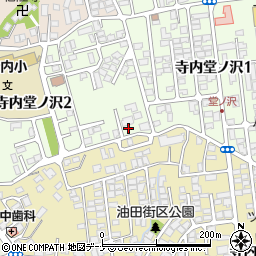 寺内焼古四王窯周辺の地図