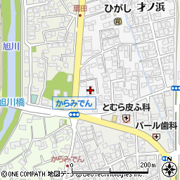 秋田県秋田市手形上川原13周辺の地図