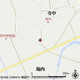 秋田県秋田市太平中関寺中21周辺の地図