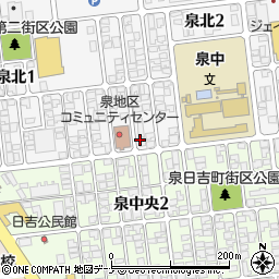 株式会社ちとせフーズ　秋田営業所周辺の地図