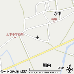 秋田県秋田市太平中関寺中23周辺の地図