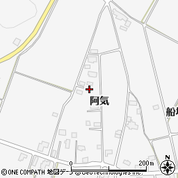 秋田県仙北市田沢湖生保内阿気98周辺の地図