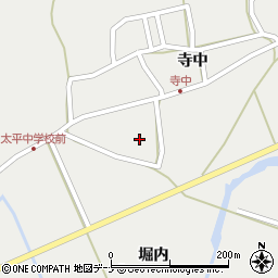 秋田県秋田市太平中関寺中22周辺の地図