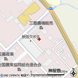 株式会社秋田クボタ　部品課・部品センター周辺の地図