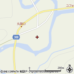 秋田県秋田市河辺三内丸舞口周辺の地図