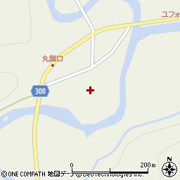秋田県秋田市河辺三内（丸舞口）周辺の地図