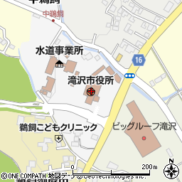 北日本銀行滝沢市役所 ＡＴＭ周辺の地図
