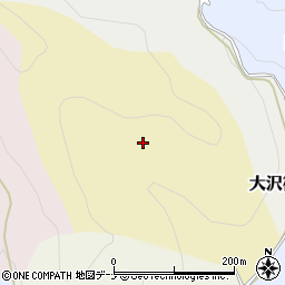 岩手県滝沢市大沢五郎沢周辺の地図