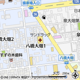 ａｕショップ　秋田新国道周辺の地図