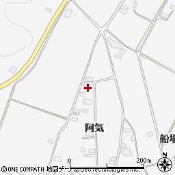 秋田県仙北市田沢湖生保内阿気104周辺の地図