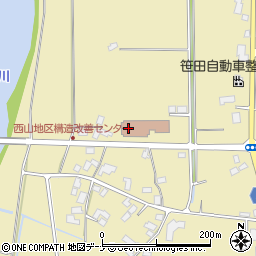 雫石町　西山公民館周辺の地図