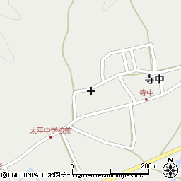 秋田県秋田市太平中関寺中45周辺の地図