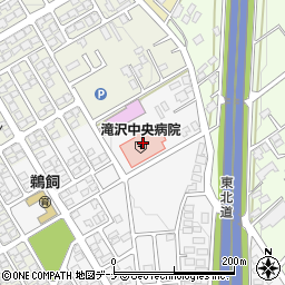 滝沢中央病院（松誠会）周辺の地図
