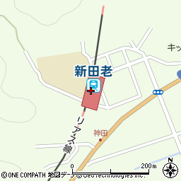 新田老駅周辺の地図