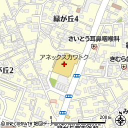 北日本銀行アネックス川徳 ＡＴＭ周辺の地図