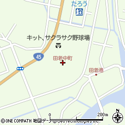 田老中町周辺の地図