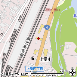 東北マツダ上堂店周辺の地図