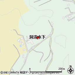 岩手県盛岡市山岸洞清水下周辺の地図