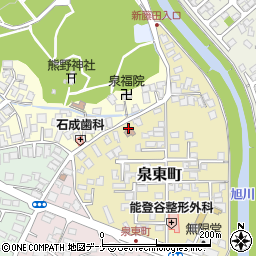秋田市旭川筋土地改良区周辺の地図
