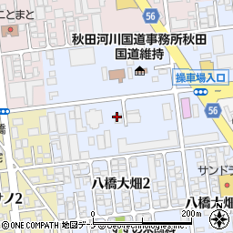自動車事故対策機構秋田支所（独立行政法人）周辺の地図