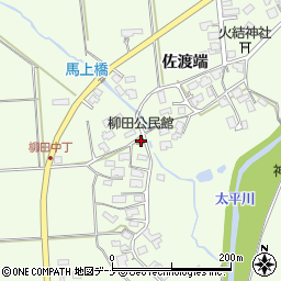 柳田公民館周辺の地図