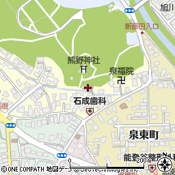 泉公民館周辺の地図