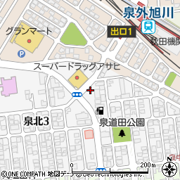グローバルシェア株式会社秋田営業所周辺の地図