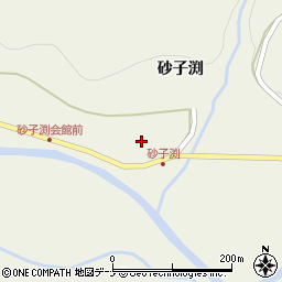 秋田県秋田市河辺三内砂子渕7周辺の地図