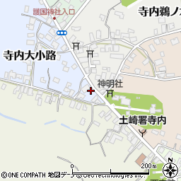 秋田県秋田市寺内大小路1周辺の地図