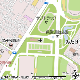 岩手県スポーツ振興事業団（公益財団法人）　県営運動公園周辺の地図