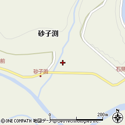 秋田県秋田市河辺三内砂子渕126周辺の地図