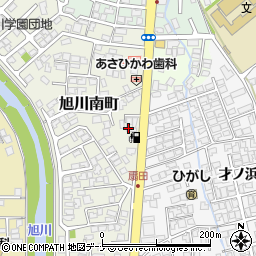 株式会社小林商店旭川かもしか給油所周辺の地図