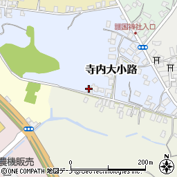 秋田県秋田市寺内大小路5-31周辺の地図