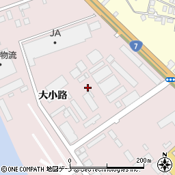 秋田県秋田市寺内大小路周辺の地図