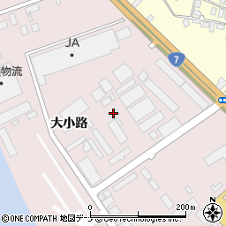 秋田県秋田市寺内（大小路）周辺の地図