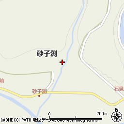 秋田県秋田市河辺三内砂子渕167周辺の地図