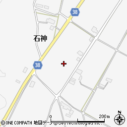 秋田県仙北市田沢湖生保内石神周辺の地図