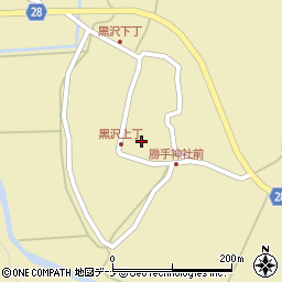 秋田県秋田市太平黒沢野崎周辺の地図