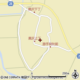 秋田県秋田市太平黒沢（野崎）周辺の地図